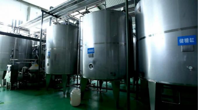 Glas füllte Getränkeverarbeitungs-Ausrüstungs-Walnuss-/Erdnuss-Milch-Fertigungsstraße ab