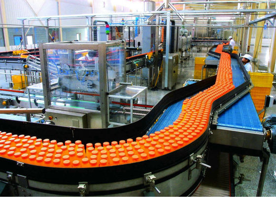 China Fruchtsaft-Getränkefertigungsstraße-Verpackungs-Förderer-System-hohe Leistungsfähigkeit fournisseur