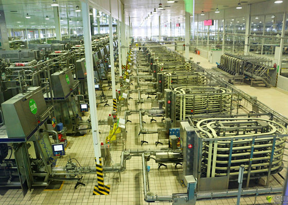 China Automatisiertes Formstein verpacktes Milchgewinnungs-Fließband für reines/stellte Milch wieder her fournisseur