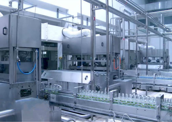 China Glasflaschen-Milchgewinnungs-Fließband, Milchproduktions-Betriebsausrüstungs-lange Nutzungsdauer fournisseur