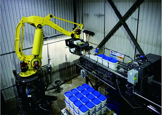 China Horizontale Roboter/Roboterpalettierungssystem einspaltig für große Taschen/Fässer fournisseur