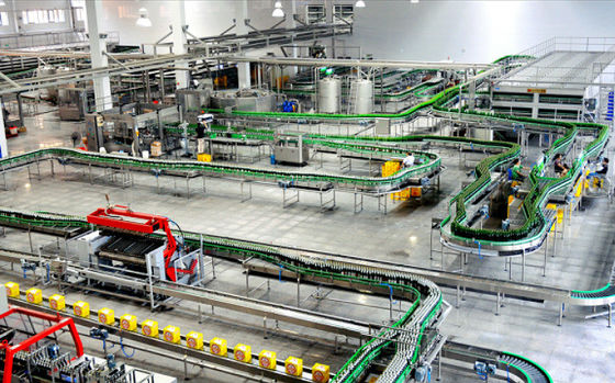 China Glasflaschen-Bierherstellungs-Fließband Verpackung, die Prozess 12 Monate Garantie-übermittelt fournisseur
